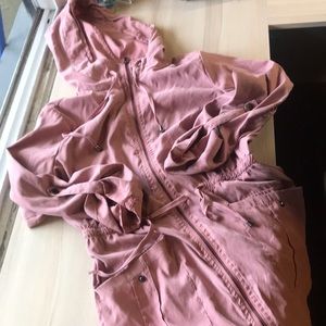 Anorak jacket in pink